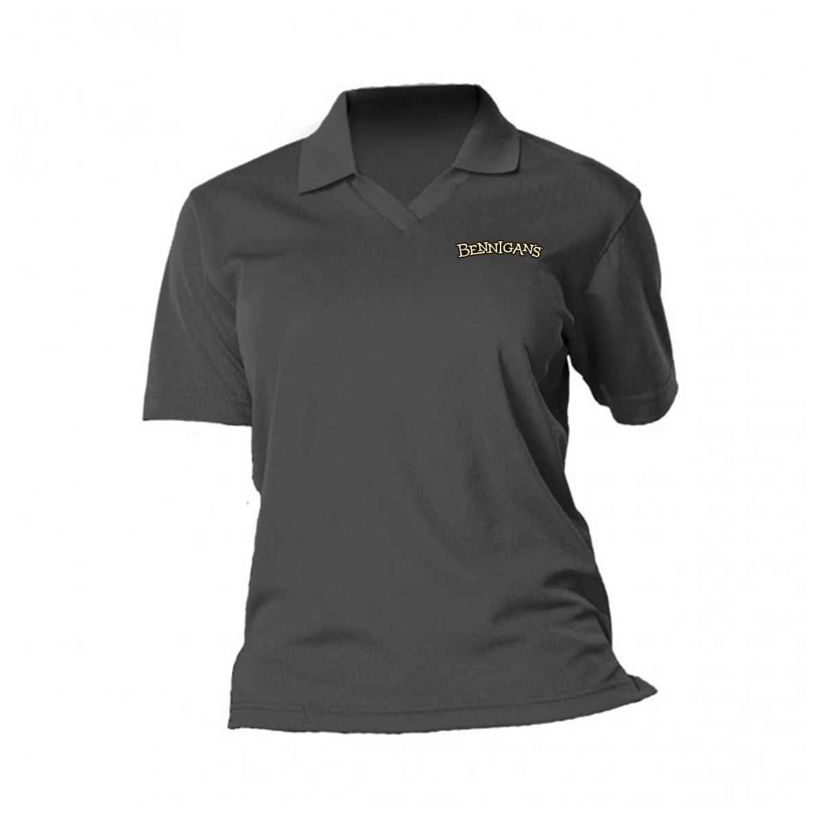 BEN17 Ladies Polo NON PINT LOGO Graphite 1200